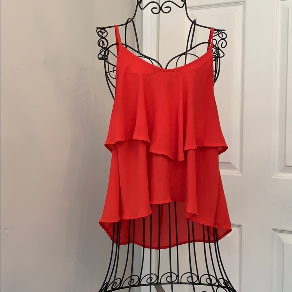 ASTR red orange cami